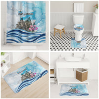 San Marino Foundation Day Bathroom Set Mount Titano Fortress Fox Falcon And Cyclamen