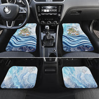 San Marino Foundation Day Car Mats Mount Titano Fortress Fox Falcon And Cyclamen