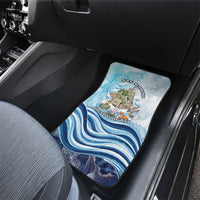 San Marino Foundation Day Car Mats Mount Titano Fortress Fox Falcon And Cyclamen