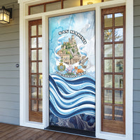 San Marino Foundation Day Door Cover Mount Titano Fortress Fox Falcon And Cyclamen
