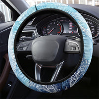San Marino Foundation Day Steering Wheel Cover Mount Titano Fortress Fox Falcon And Cyclamen