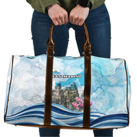 San Marino Foundation Day Travel Bag Mount Titano Fortress Fox Falcon And Cyclamen