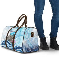 San Marino Foundation Day Travel Bag Mount Titano Fortress Fox Falcon And Cyclamen