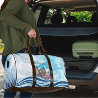 San Marino Foundation Day Travel Bag Mount Titano Fortress Fox Falcon And Cyclamen