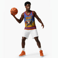 Eswatini Independence Day Basketball Jersey Sable Antelope - Aloe Succulent - Flag Shield