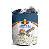 Andorra Independence Day Laundry Basket Freedom Grandella Narcissus Falcon Map Flag