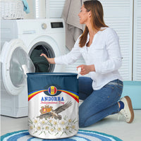 Andorra Independence Day Laundry Basket Freedom Grandella Narcissus Falcon Map Flag