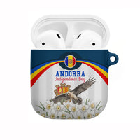 Andorra Independence Day AirPods Case Freedom Grandella Narcissus Falcon Map Flag