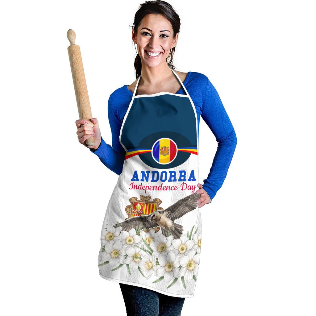 Andorra Independence Day Apron Freedom Grandella Narcissus Falcon Map Flag