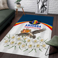 Andorra Independence Day Area Rug Freedom Grandella Narcissus Falcon Map Flag