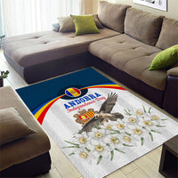 Andorra Independence Day Area Rug Freedom Grandella Narcissus Falcon Map Flag