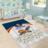 Andorra Independence Day Area Rug Freedom Grandella Narcissus Falcon Map Flag