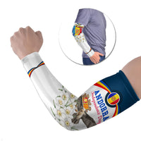 Andorra Independence Day Arm Sleeves Freedom Grandella Narcissus Falcon Map Flag