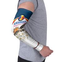 Andorra Independence Day Arm Sleeves Freedom Grandella Narcissus Falcon Map Flag