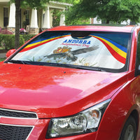Andorra Independence Day Auto Sun Shade Freedom Grandella Narcissus Falcon Map Flag