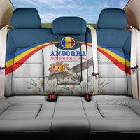 Andorra Independence Day Back Car Seat Cover Freedom Grandella Narcissus Falcon Map Flag