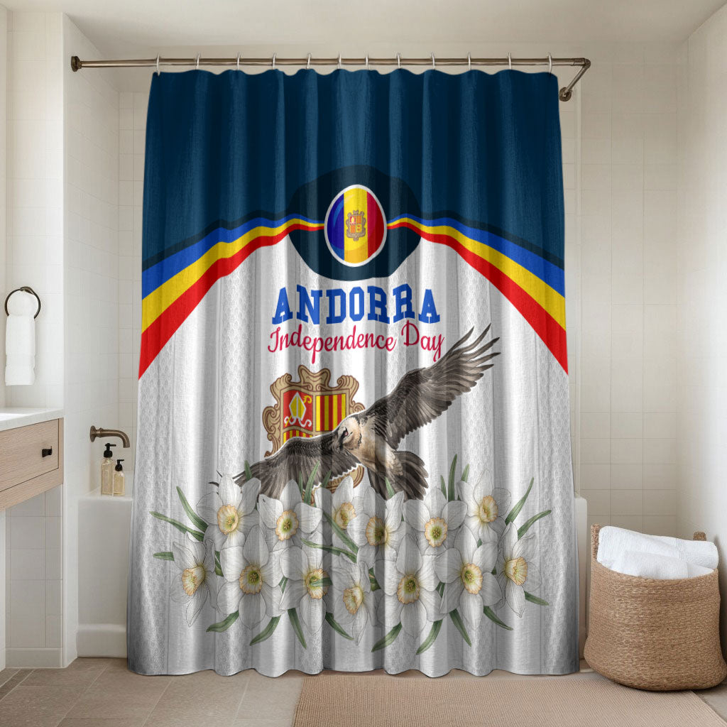 Andorra Independence Day Bathroom Set Freedom Grandella Narcissus Falcon Map Flag