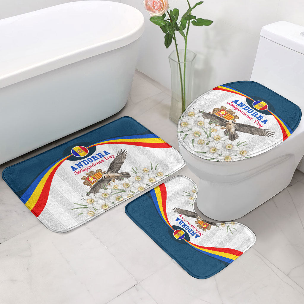 Andorra Independence Day Bathroom Set Freedom Grandella Narcissus Falcon Map Flag