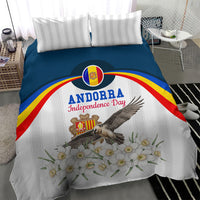 Andorra Independence Day Bedding Set Freedom Grandella Narcissus Falcon Map Flag