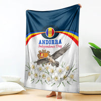 Andorra Independence Day Blanket Freedom Grandella Narcissus Falcon Map Flag