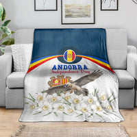 Andorra Independence Day Blanket Freedom Grandella Narcissus Falcon Map Flag