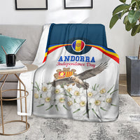 Andorra Independence Day Blanket Freedom Grandella Narcissus Falcon Map Flag
