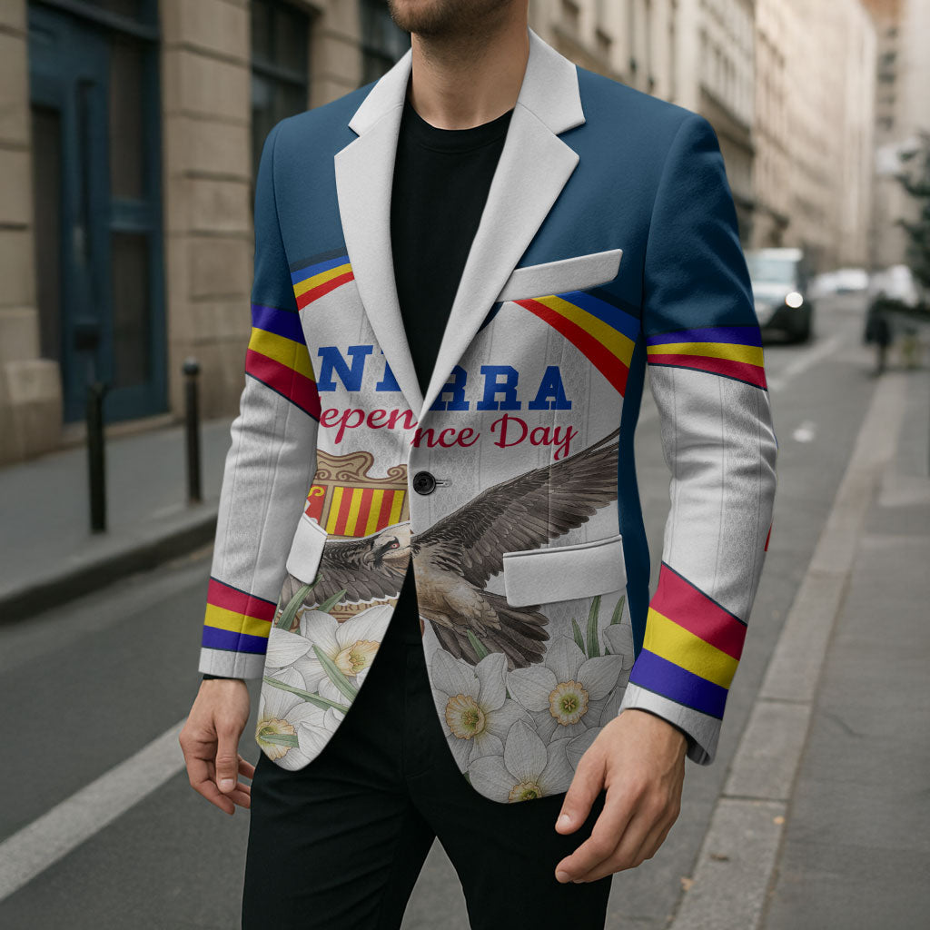 Andorra Independence Day Blazer Freedom Grandella Narcissus Falcon Map Flag