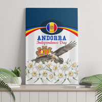 Andorra Independence Day Canvas Wall Art Freedom Grandella Narcissus Falcon Map Flag