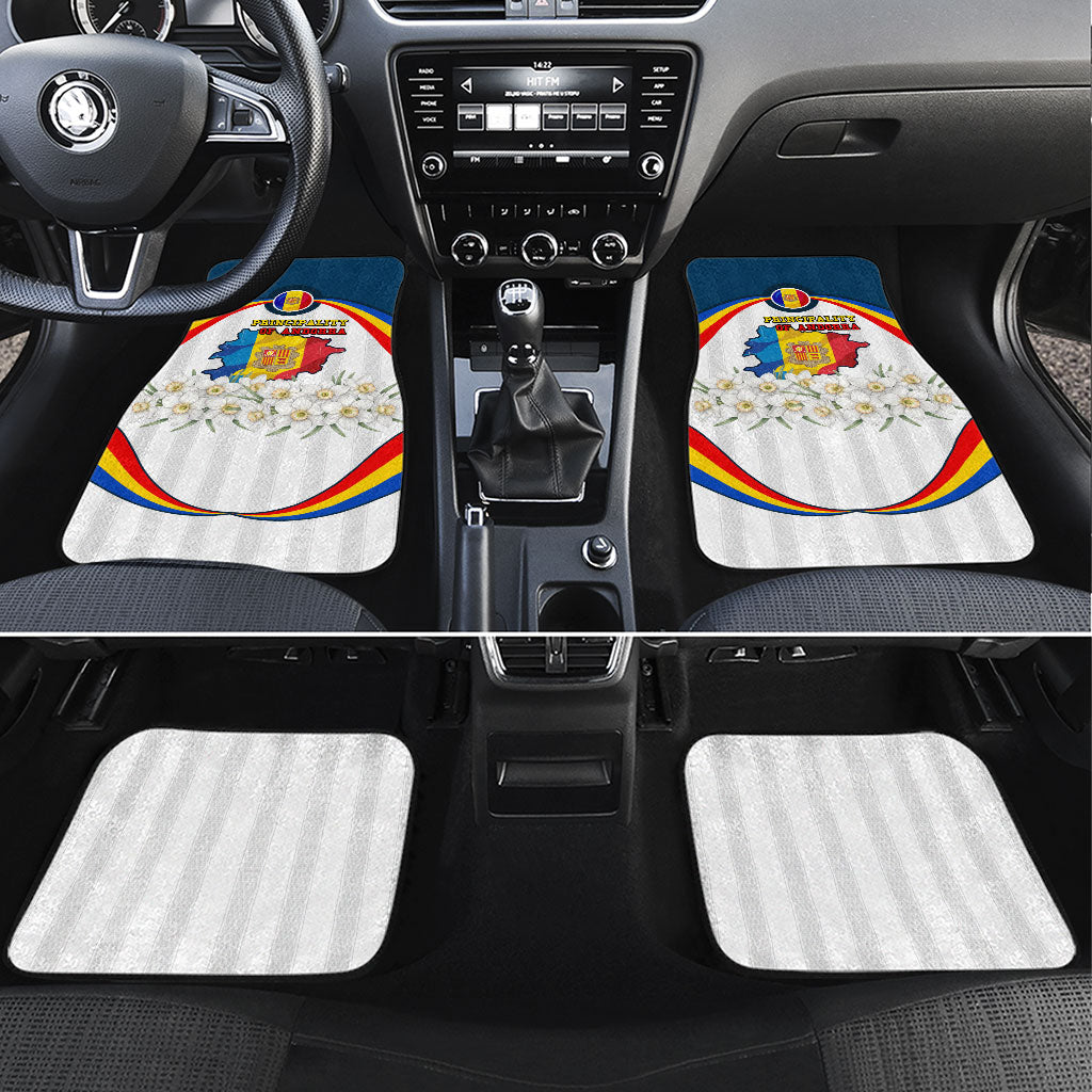Andorra Independence Day Car Mats Freedom Grandella Narcissus Falcon Map Flag