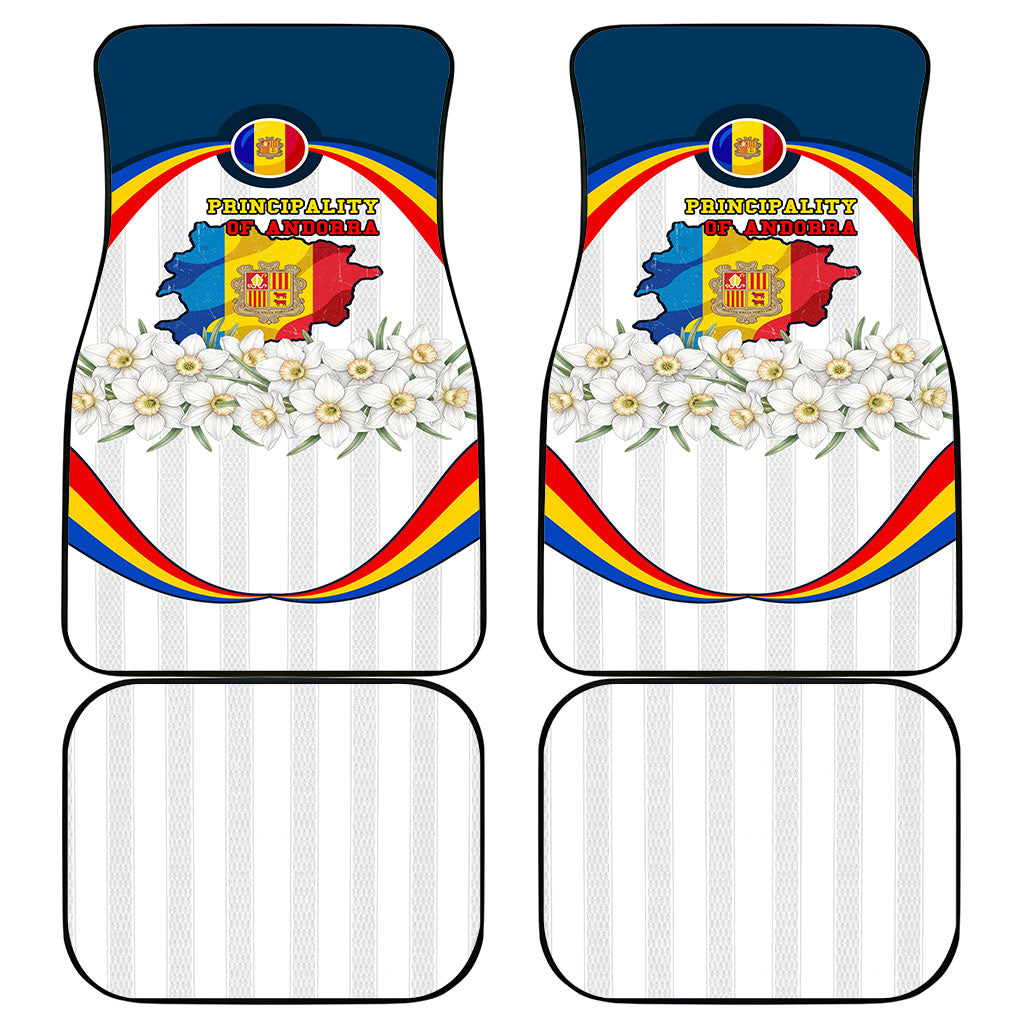 Andorra Independence Day Car Mats Freedom Grandella Narcissus Falcon Map Flag