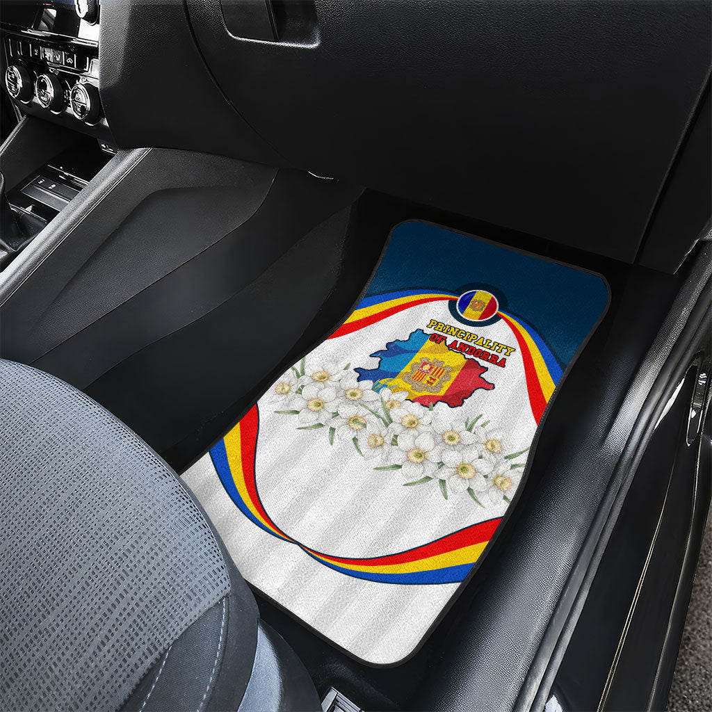 Andorra Independence Day Car Mats Freedom Grandella Narcissus Falcon Map Flag