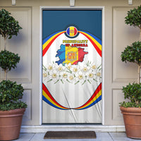 Andorra Independence Day Door Cover Freedom Grandella Narcissus Falcon Map Flag