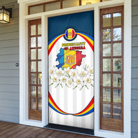 Andorra Independence Day Door Cover Freedom Grandella Narcissus Falcon Map Flag