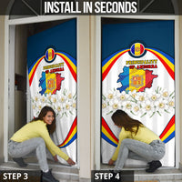 Andorra Independence Day Door Cover Freedom Grandella Narcissus Falcon Map Flag
