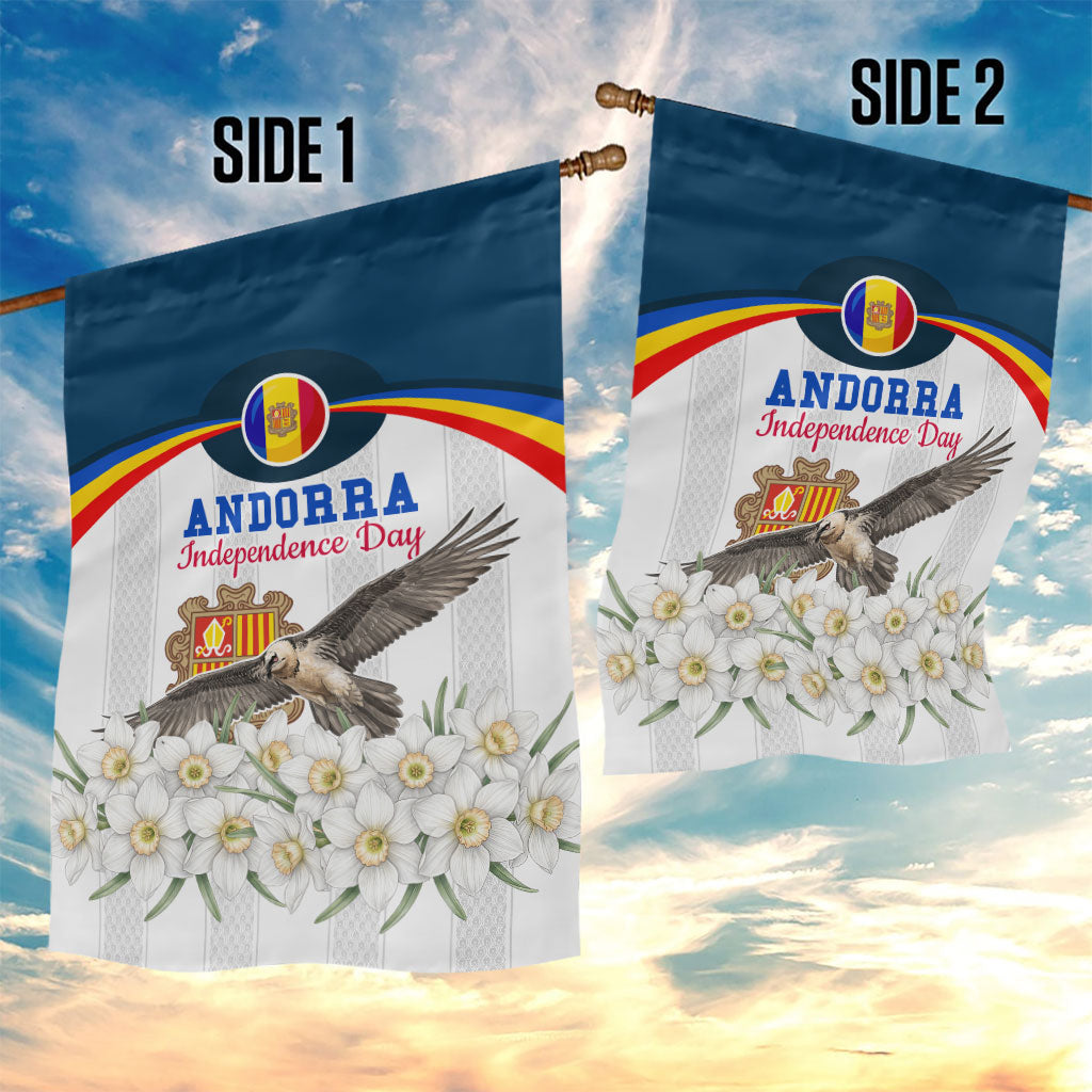 Andorra Independence Day Garden Flag Freedom Grandella Narcissus Falcon Map Flag