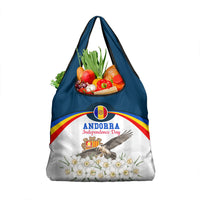 Andorra Independence Day Grocery Bag Freedom Grandella Narcissus Falcon Map Flag