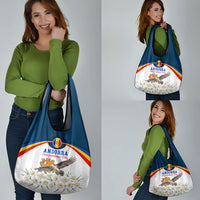 Andorra Independence Day Grocery Bag Freedom Grandella Narcissus Falcon Map Flag