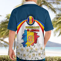 Andorra Independence Day Hawaiian Shirt Freedom Grandella Narcissus Falcon Map Flag