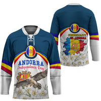 Andorra Independence Day Hockey Jersey Freedom Grandella Narcissus Falcon Map Flag