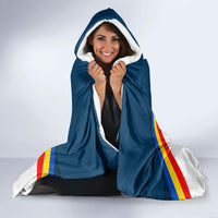 Andorra Independence Day Hooded Blanket Freedom Grandella Narcissus Falcon Map Flag