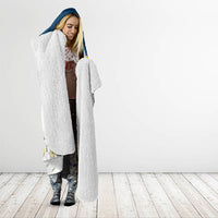 Andorra Independence Day Hooded Blanket Freedom Grandella Narcissus Falcon Map Flag