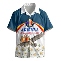 Andorra Independence Day Kid Hawaiian Shirt Freedom Grandella Narcissus Falcon Map Flag