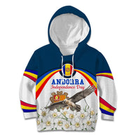 Andorra Independence Day Kid Hoodie Freedom Grandella Narcissus Falcon Map Flag