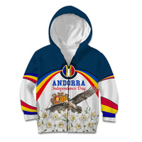 Andorra Independence Day Kid Hoodie Freedom Grandella Narcissus Falcon Map Flag