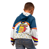 Andorra Independence Day Kid Hoodie Freedom Grandella Narcissus Falcon Map Flag