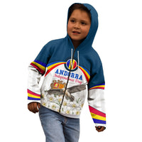 Andorra Independence Day Kid Hoodie Freedom Grandella Narcissus Falcon Map Flag
