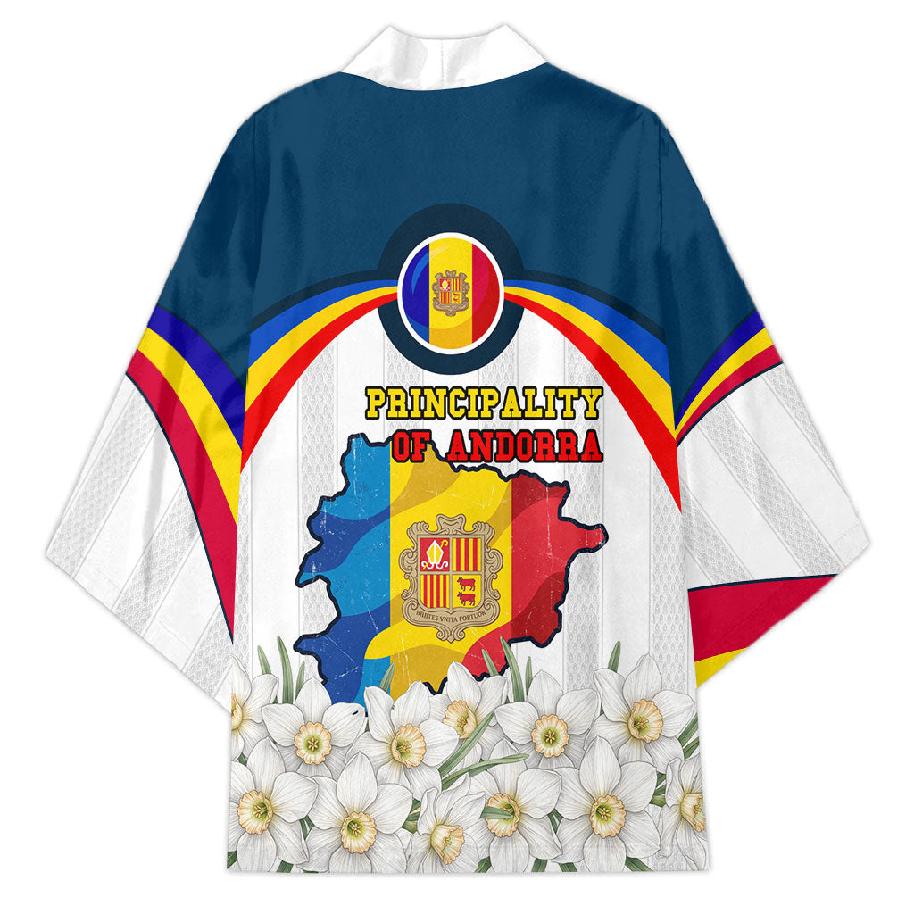 Andorra Independence Day Kimono Freedom Grandella Narcissus Falcon Map Flag