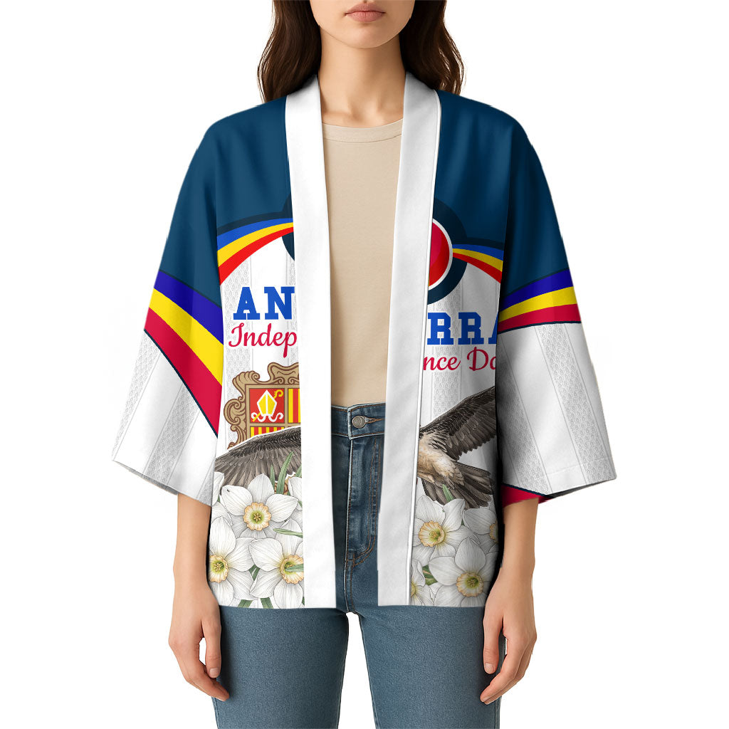 Andorra Independence Day Kimono Freedom Grandella Narcissus Falcon Map Flag
