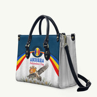 Andorra Independence Day Leather Bag Freedom Grandella Narcissus Falcon Map Flag