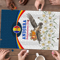 Andorra Independence Day Puzzle Freedom Grandella Narcissus Falcon Map Flag